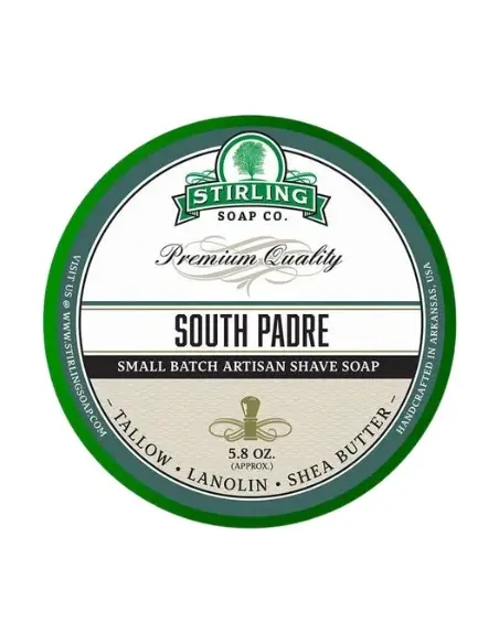 Shaving Soap South Padre Stirling 170ml 14437 Stirling Artisan Shaving Soap €19.00 €15.32