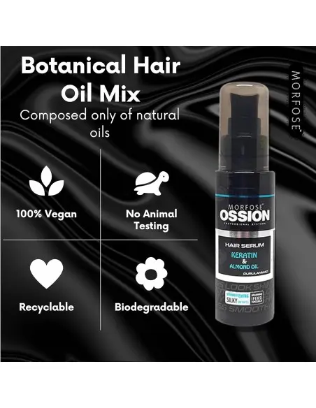 Serum Μαλλιών Κερατίνη & Αμυγδαλέλαιο Morfose 75ml 14451 Morfose