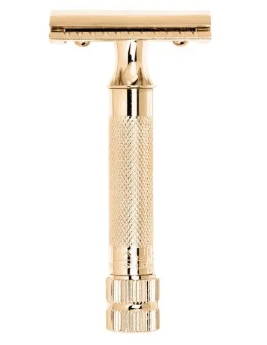 Merkur 34G Safety Razor Closed Comb Τwo Pieces Gold 0874 Merkur Closed Comb Safety Razors €61.00 -10%€49.20