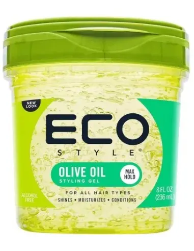 Τζελ μαλλιών με Έλαιο Ελιάς Eco Style Water Based 236ml 12957 Eco Style