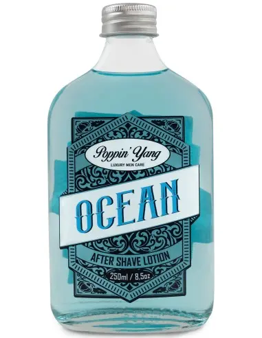 After Shave Lotion Ocean Poppin Yang Glass 250ml 13789 Popping Yang