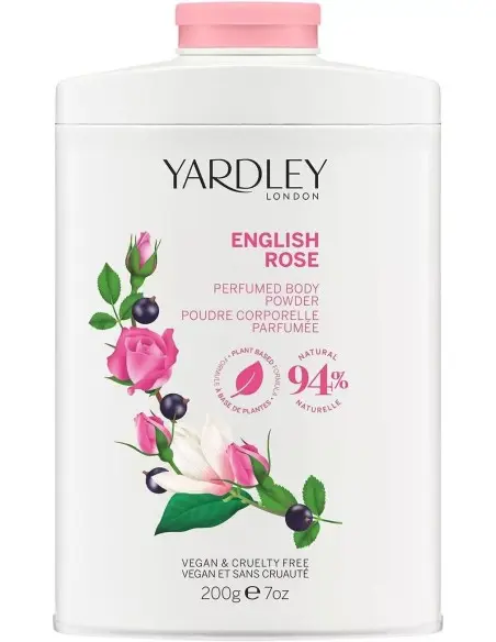 Yardley London English Rose Perfumed Body Powder 200gr OfSt-3054 Yardley London Talc €7.90 €6.37