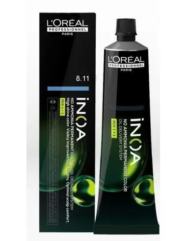 L'Oreal Professionnel Inoa 8.11 Ξανθό Ανοιχτό Σαντρέ Βαθύ 60ml 5724 L'Oreal Professionnel Pro Hair Dye