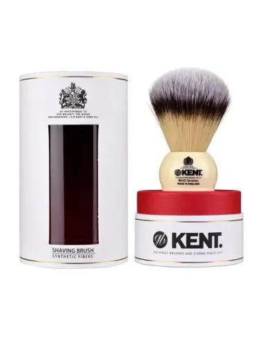 Kent Brushes Συνθετικό Πινέλο Ξυρίσματος BK4S Λευκό Knot 22mm 10046 Kent Brushes