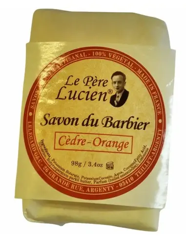 Cedar Orange Barber's Soap Refill Le Pere Lucien 98gr 14537 Le pere Lucien Traditional Shaving Soaps €15.90 €12.82