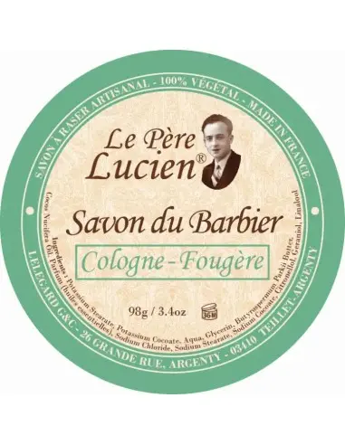 The Cologne Fougère Barber's Soap Refill Le Pere Lucien 98gr 14538 Le pere Lucien