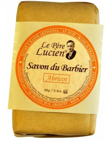 Barber's soap refill Apricot with tallow and shea Le Pere Lucien 98gr 14552 Le pere Lucien Traditional Shaving Soaps €15.90 €...