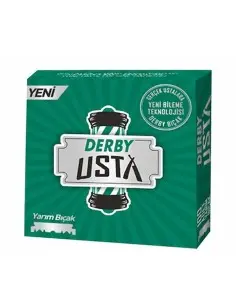Usta Berber Blades Derby 100 Half Blades OfSt-14632 Derby Shavette Half Blades €5.90 €4.76