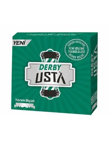 Usta Berber Blades Derby 100 Half Blades 14632 Derby Shavette Half Blades €5.90 €4.76