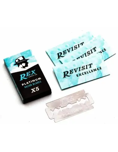 Platinum Double Edge Razor Blades Rex 14647 Rex Supply Co Razor Blades €1.80 €1.45