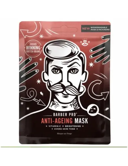 Anti-Ageing Face Sheet Mask Barber Pro 22ml Base-14237 Barber Pro Men's Grooming €5.90 €4.76