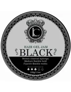 Black Hair Gel for Medium Hold Lavish Care 100ml