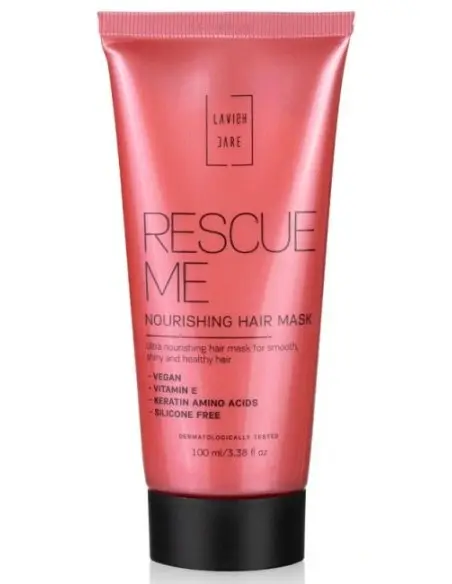 Hair Mask Nourishing Rescue Me Lavish Care 100ml Disc-12236 Lavish Care Damaged Hair €10.00 €8.06