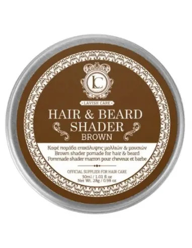 Beard And Hair Shader Brown Pomade Lavish Care 30ml 11421 Lavish Care Beard Pomade €5.90 €4.76