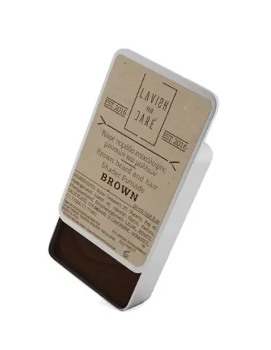 Lavish Hair Care Brown Beard And Hair Shader Pomade 20ml Disc-8405 Lavish Care