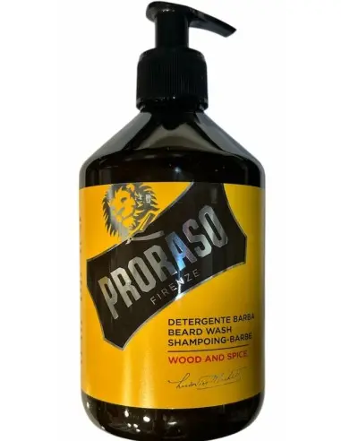 Beard Shampoo Wood And Spice Proraso 500ml 14522 Proraso Beard Shampoo €24.90 -5%€20.08