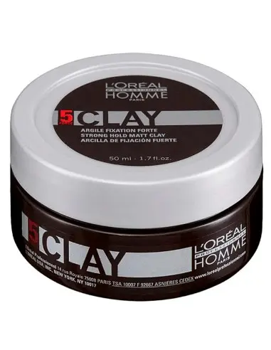 Ματ Πηλός Δυνατό Κράτημα Homme L'oreal Professionnel 50ml 0004 L'Oréal Professionnel