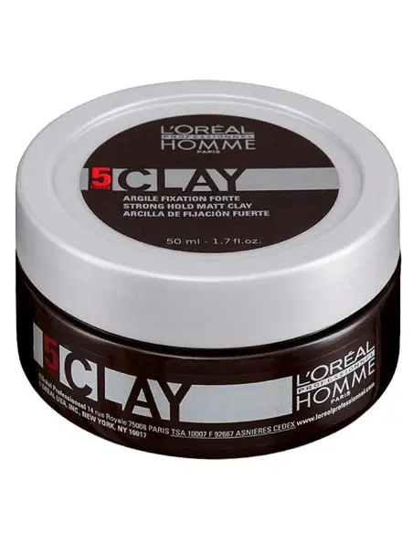 Matt Clay Strong Hold Homme L'oreal Professionnel 50ml OfSt-0004 L'Oréal Professionnel Strong Clay €13.90 €11.21