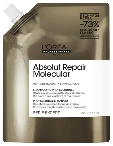 Absolut Repair Molecular Refill Shampoo L'Oreal Professionnel 500ml OfSt-14545 L'Oréal Professionnel Tired €22.90 €18.47