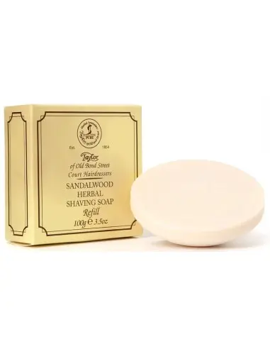 Shaving Soap Refill Sandalwood Taylor Of Old Bond Street 100gr OfSt-2729 Taylor Of Old Bond Street Traditional Shaving Soaps ...