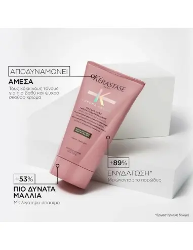 Masque Chroma Absolu Vert Chroma Neutralisant Kerastase 150ml 12056 Kérastase Paris Colored hair €41.20 €33.23