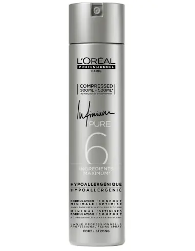 Infinium Spray Pure Extra Strong L'Oreal Professionnel 500ml 4364 L'Oréal Professionnel Finishing Sprays €15.80 €12.74