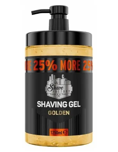 Shaving Gel Golden The Shave Factory 1250ml 13932 Shave Factory Shaving Gels €9.90 €7.98