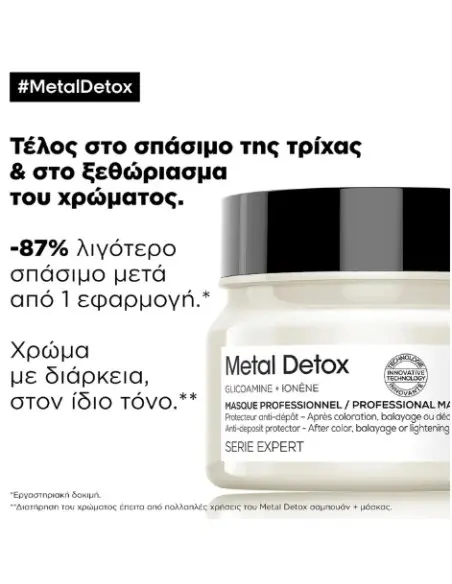 Metal Detox Μάσκα L'Oreal Professionnel 500ml 14385 L'Oréal Professionnel