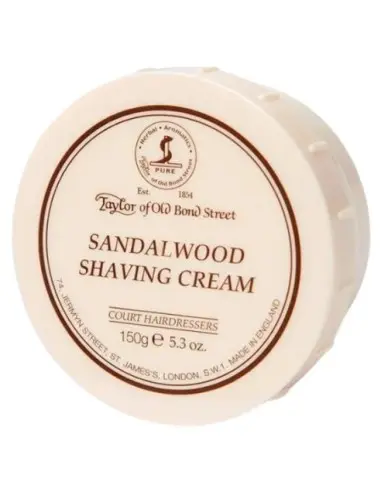 Shaving Cream Sandalwood Taylor Of Old Bond Street 150gr 2463 Taylor Of Old Bond Street Shaving Creams €16.95 product_reducti...
