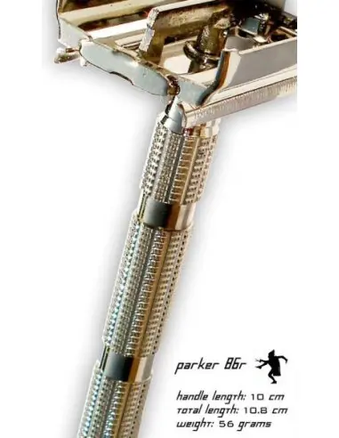Parker 86R Ξυριστική Μηχανή Ασφαλείας Κλειστού Τύπου Butterfly Nickel 1071 Parker