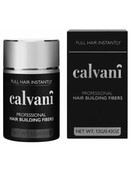 Ίνες Κερατίνης Πύκνωσης Μαλλιών Σκούρο Καστανό Calvani 12gr 14044 Calvani Hair Building Fibers
