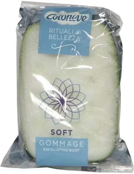 Body Sponge Soft Gommage 902CV02 Green Cotoneve 15041 Cotoneve Bathroom Accessories €1.60 €1.29