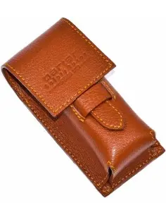 Δερμάτινη Θήκη Για Μηχανή Ασφαλείας ή Πινέλο Ξυρίσματος LPBR Saddle Parker 15244 Parker