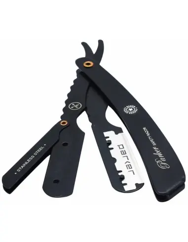 Parker SRXBLK Shavette–Black Handle & Steel Arm 13124 Parker Parker Shavettes €29.00 product_reduction_percent€23.39