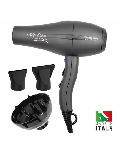 Ιονικό Πιστολάκι Μαλλιών Γκρι TECNO DRY Malice 2200W Base-ZAZ-15408 Tecno Dry