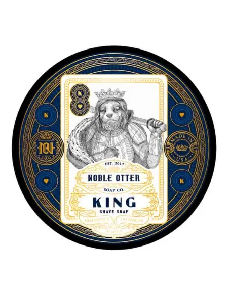 Noble Otter Shaving Soap King 118ml 15480 Noble Otter Artisan Shaving Soap €24.00 €19.35
