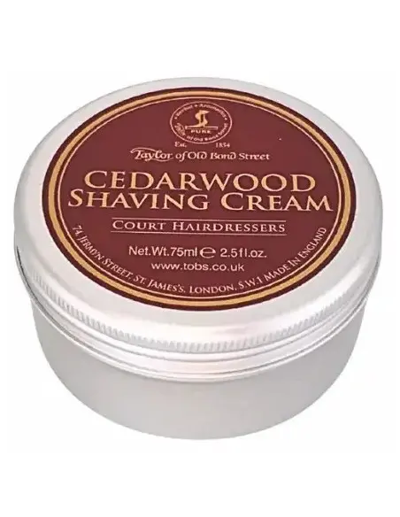 Κρέμα Ξυρίσματος Cedarwood Taylor Of Old Bond Street 75ml 15583 Taylor Of Old Bond Street