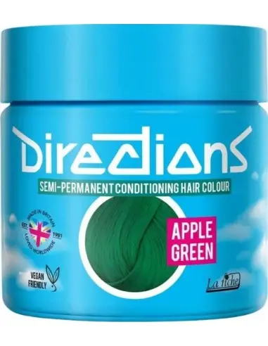 Semi Permanent Hair Colour Apple Green La Riche Directions 100ml