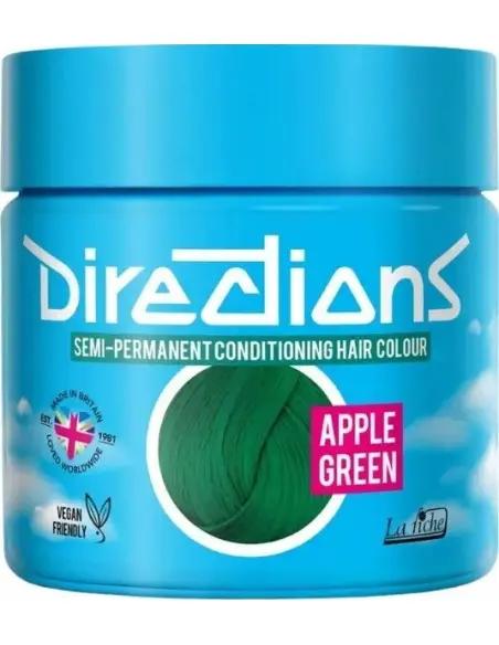 Semi Permanent Hair Colour Apple Green La Riche Directions 100ml
