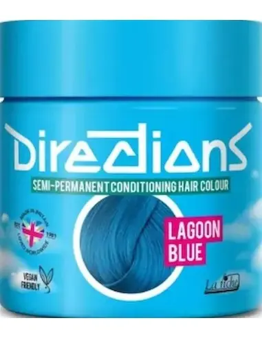 Semi Permanent Hair Colour Lagoon Blue La Riche Directions 100ml