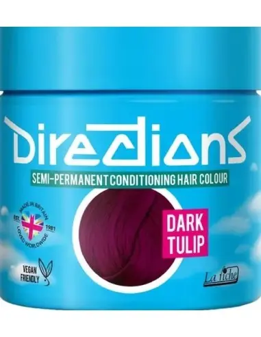 Semi Permanent Hair Colour Dark Tulip La Riche Directions 100ml