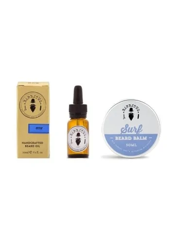 Barbatus Pack Surf Beard Oil 10ml & Beard Balm 30gr Disc-3256 Barbatus