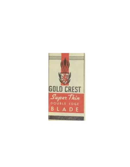 Συλλεκτικά Ξυραφάκια Gold Crest Super Thin Double Edge Razor Blade Collectables-000052 HairMaker