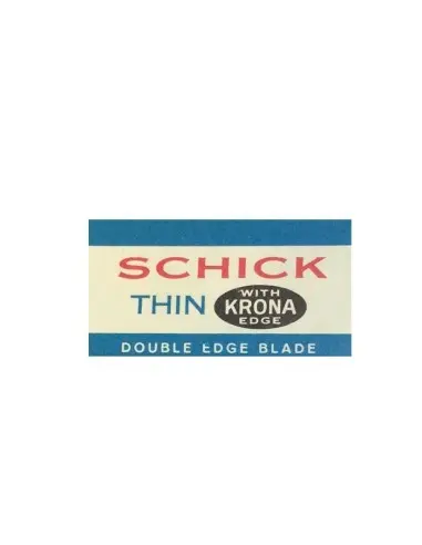 Συλλεκτικά Ξυραφάκια Schick Thin Double Edge Razor Blade Collectable