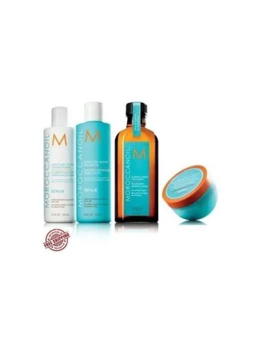 Moroccanoil Moisture Repair Shampoo 250ml & Repair Conditioner 250ml & Oil Treatment 100ml & Hair Mask 250ml 0351 Moroccanoil