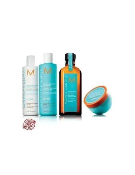 Moroccanoil Moisture Repair Shampoo 250ml & Repair Conditioner 250ml & Oil Treatment 100ml & Hair Mask 250ml OfSt-0351 Morocc...