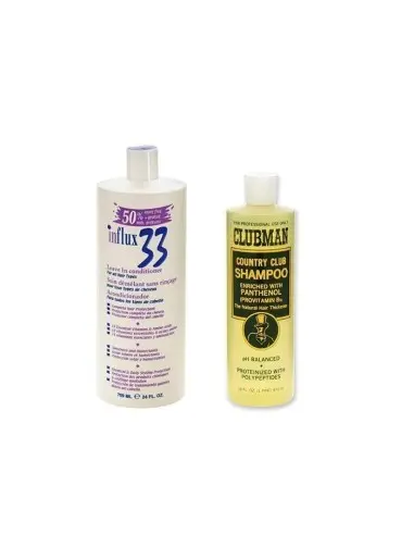 Pack Clubman Shampoo 473ml & Influx 33 Conditioner 709ml OfSt-4606