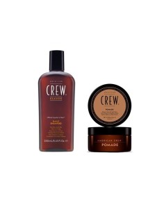 American Crew Get The Look Pack Daily Shampoo 250ml & Pomade 85gr 4633 American Crew Special Offers €29.80 -10%€24.03 2