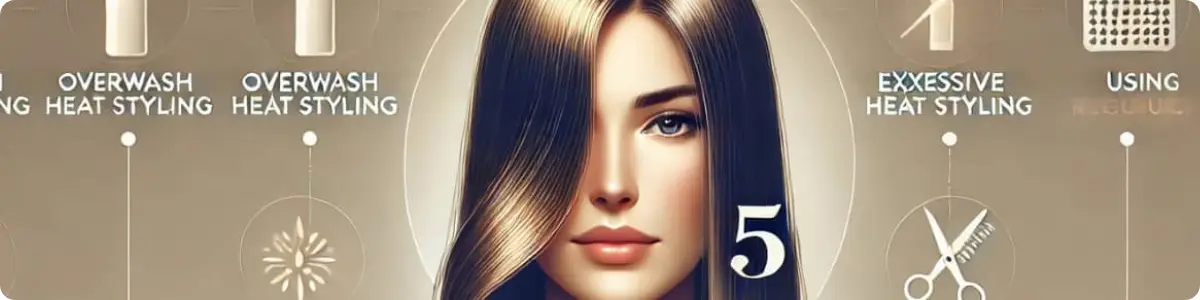 5 Κοινά Λάθη στη Φροντίδα των Μαλλιών