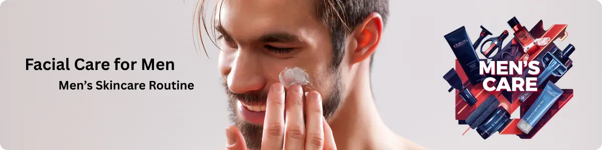 Men's facial care – Daily skincare routine